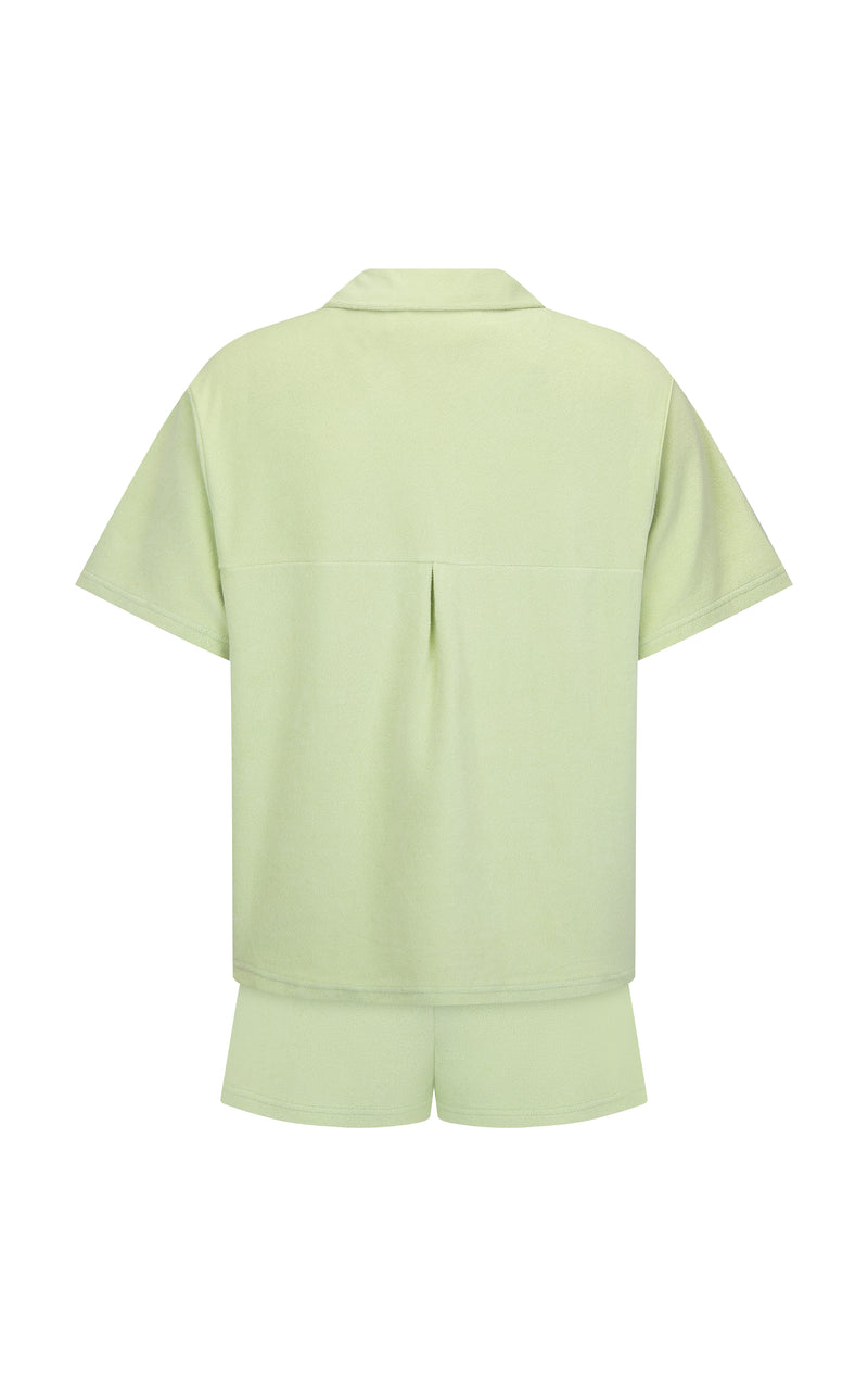 Terry Shirt Set Pistachio