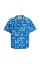 Sunseeker Terry Shirt Set Cornflower