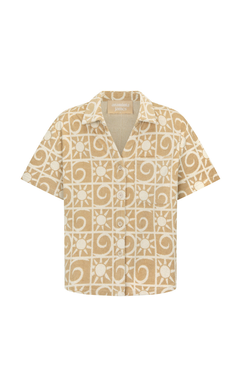 Sunseeker Terry Shirt Set Pecan