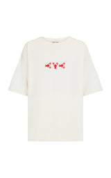 Lobster Oversized Tee Natural