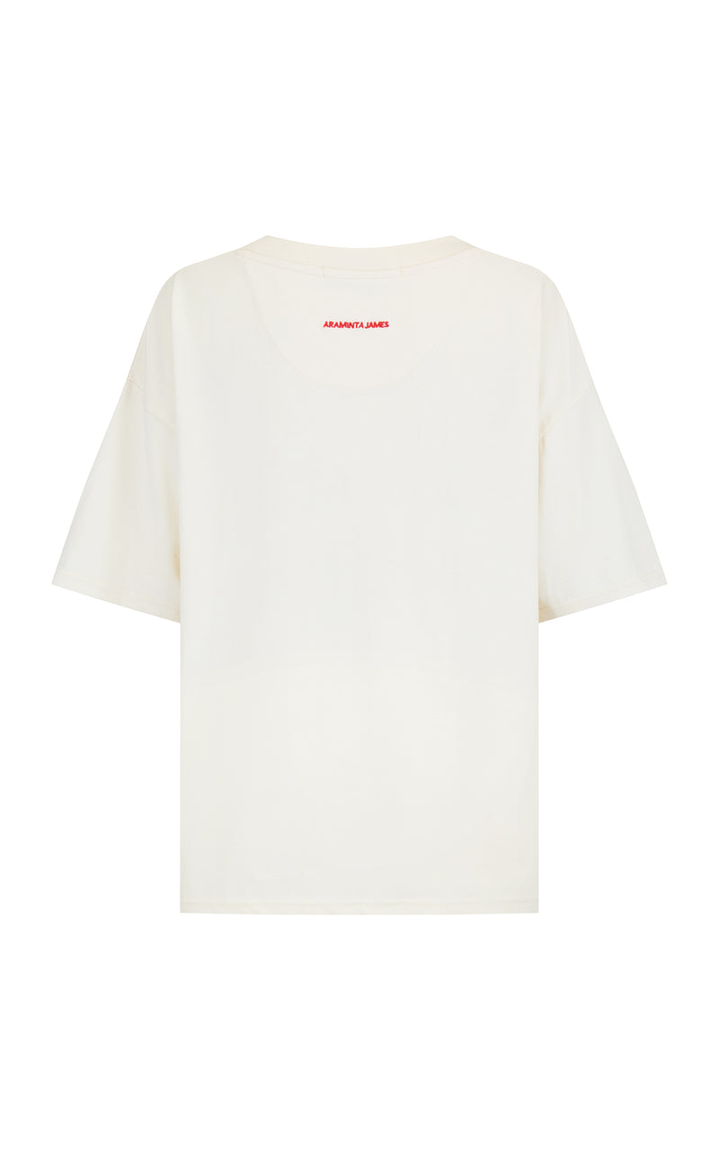Lobster Oversized Tee Natural