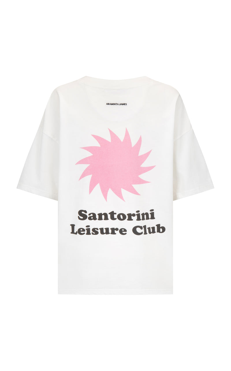 Santorini Oversized Tee Warm White