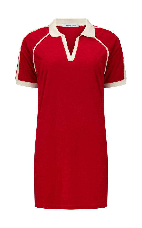 Rhodes Terry Dress Cherry Pie