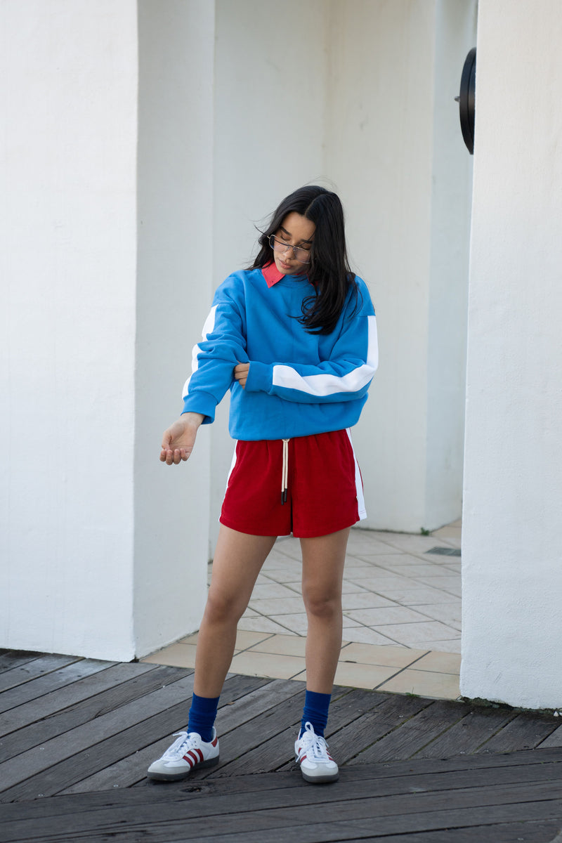 AJ Essential Sweatshirt French Blue