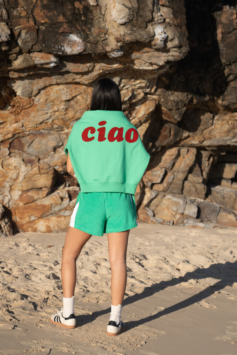 AJ Essential Sweatshirt Tropical Green