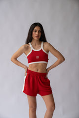 Sportif Short Cherry