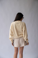 French Tennis Sweatshirt Blonde Wood