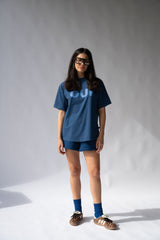 Parisienne Tee Midnight Blue