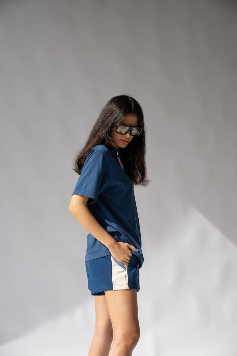 Parisienne Tee Midnight Blue