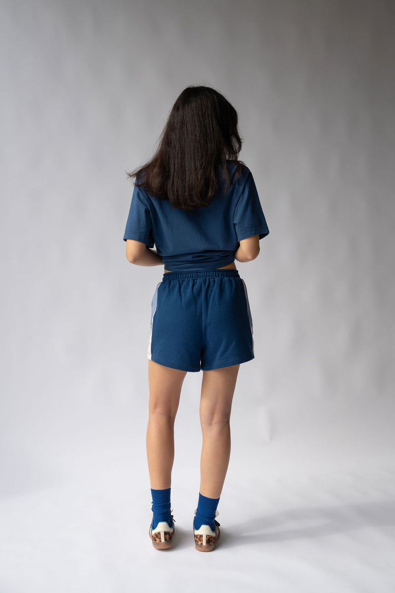 Parisienne Track Short Midnight Blue