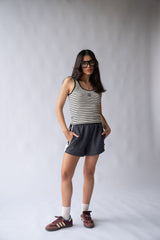 Mio Tank Noir Stripe