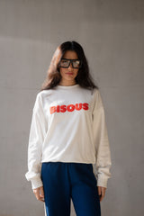 Bisous Sweatshirt Snow - new arrival