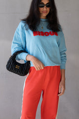 Bisous Sweatshirt Ice Blue - new arrival