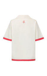 Del Mar Shirt Set Lobster Red