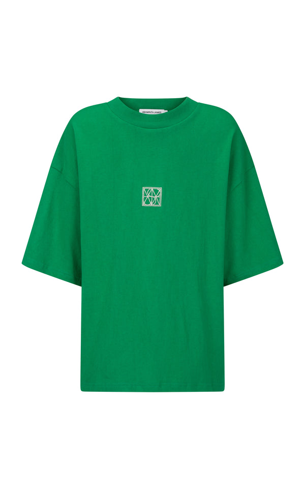 Monogram Classic Tee Deep Green