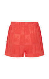 Seaside Terry Short Lobster Red