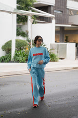 Bisous Sweatshirt Ice Blue