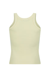 AJ Shell Tank Pastel Yellow