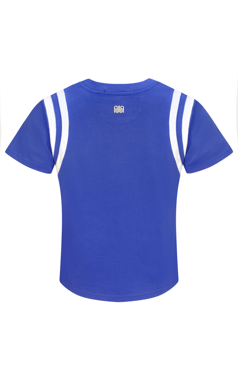 Mi Scusi Baby Tee Ultramarine
