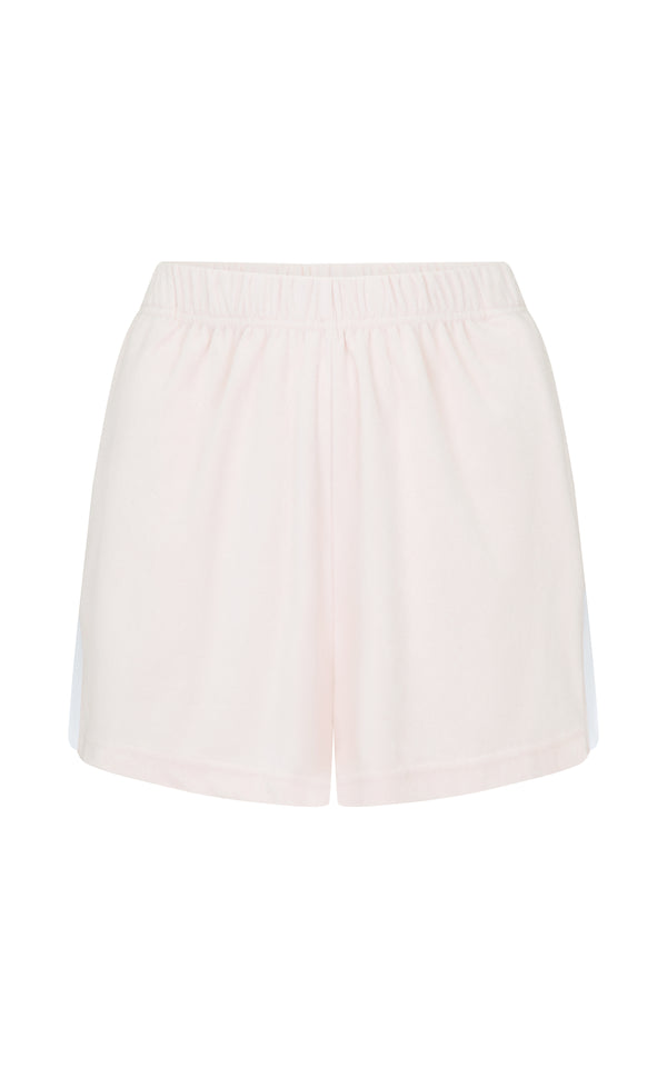 Terry Track Short Dusty Rose
