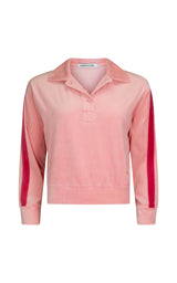 Mara Velour Sweater Blush