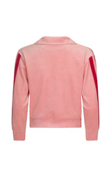 Mara Velour Sweater Blush