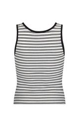 Mio Tank Noir Stripe