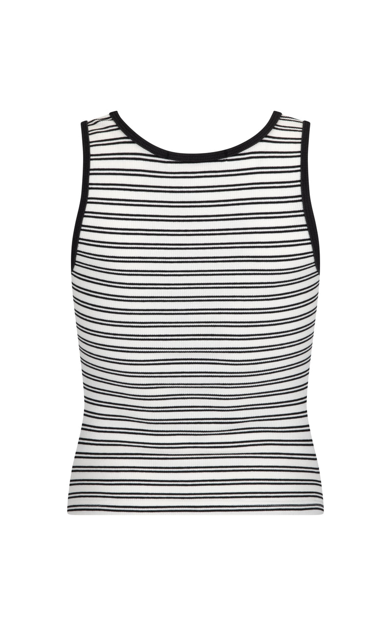 Mio Tank Noir Stripe