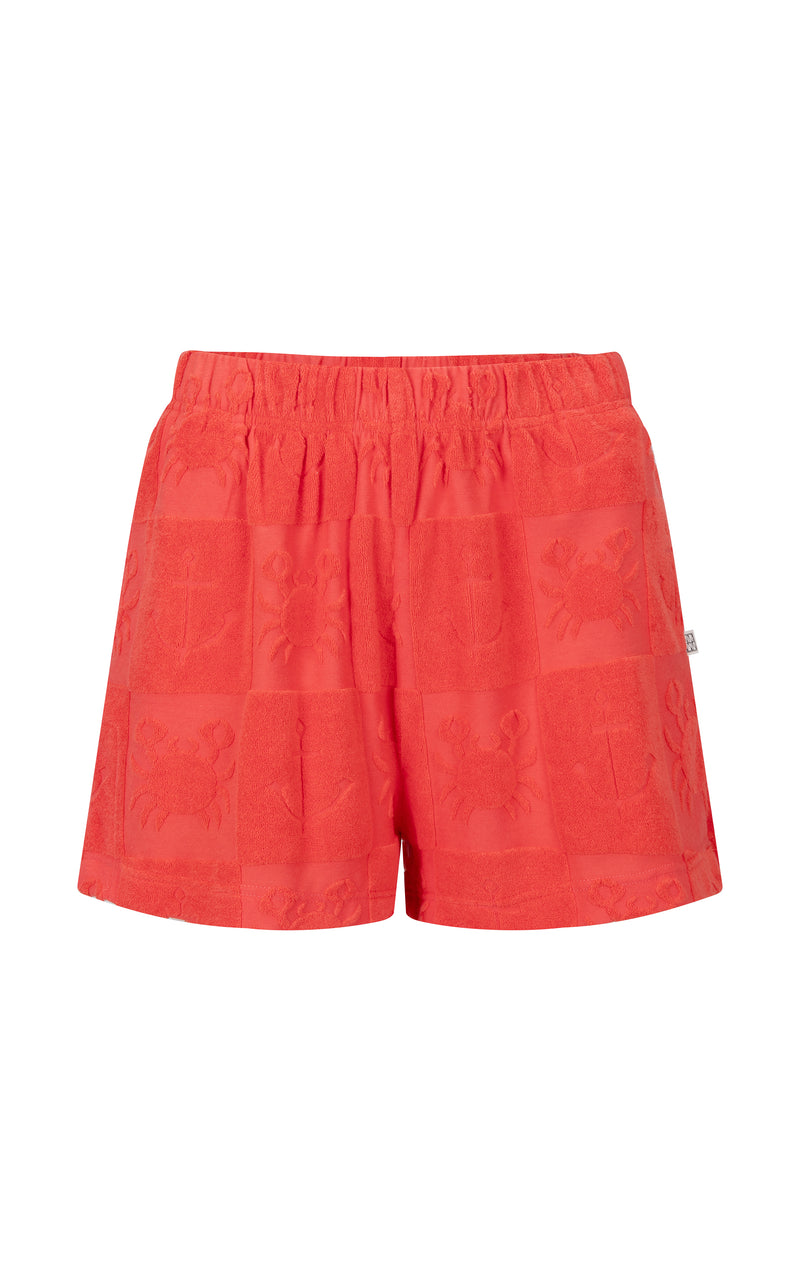 Seaside Terry Short Lobster Red