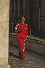 AJ Single Stripe Trackpant Tango Red