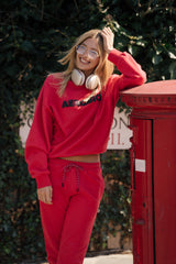 Aerobics Sweatshirt Tulip Red