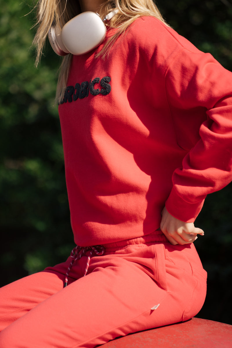Aerobics Sweatshirt Tulip Red