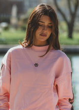AJ Logo Sweatshirt Rose Quartz
