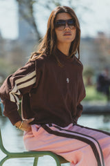 AJ Logo Sweatshirt Chicory Coffee