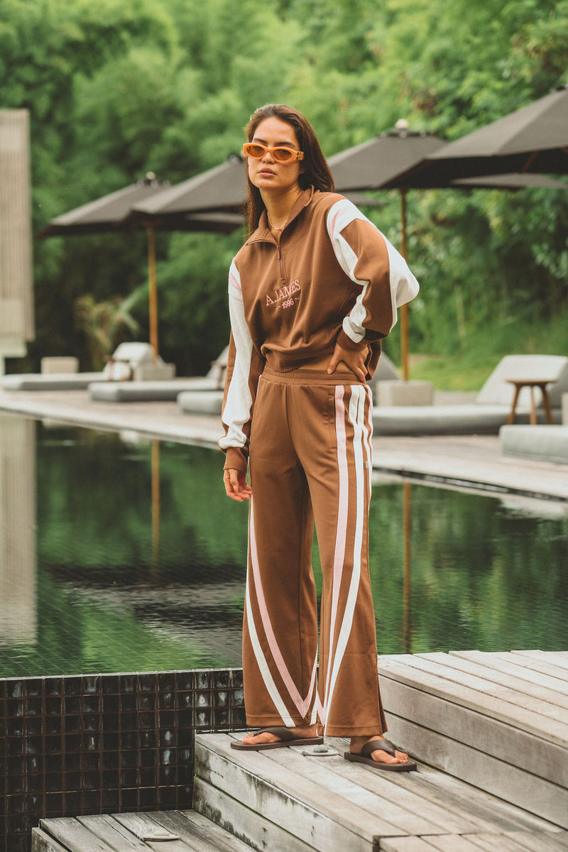 1996 Trackside Pant Mocha – Araminta James