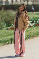 AJ Logo Stripe Trackpant Rose Quartz