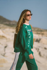 Vacanza Long Sleeve Tee Sea Green