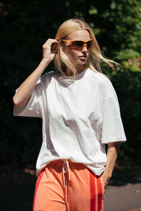 Santorini Oversized Tee Warm White