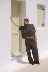 James Trackpant Washed Black