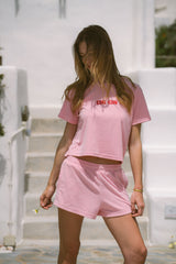 Signature Terry Short Candy Pink