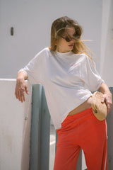 Palmera Oversized Sun Tee Warm White