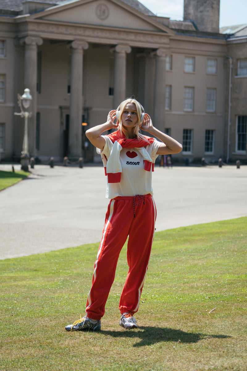 Bisous Trackpant Coral