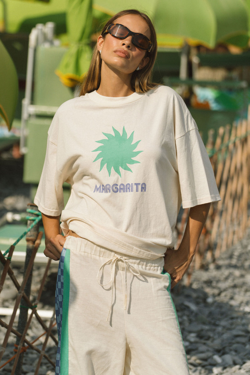 Margarita Oversized Tee Natural