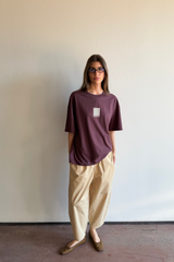 AJ Barrel Pant Sand