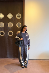 AJ Appliqué Sweatshirt Washed Black