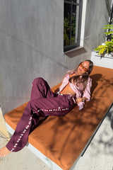 Pomodoro Twill Pant Burgundy
