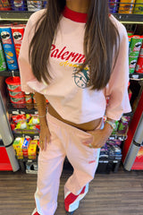 Vacanza Short Sleeve Tee Ballet Pink
