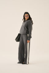 James Trackpant Washed Black