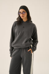 AJ Hoodie Washed Black