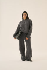 AJ Hoodie Washed Black